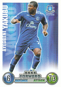 Aiyegbeni Yakubu Everton 2007/08 Topps Match Attax #127